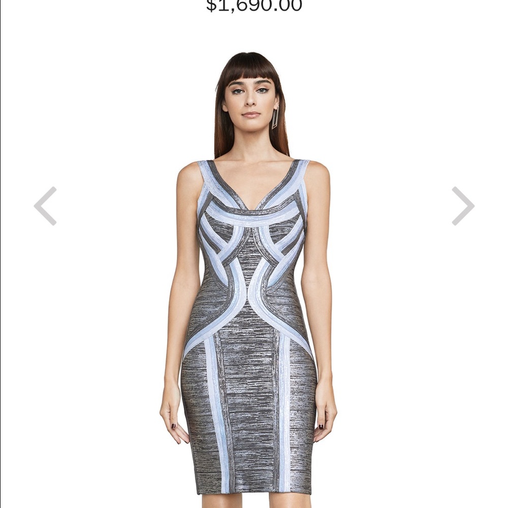 Just IN Brand New/tags S HERVE LEGER “Emily”dress